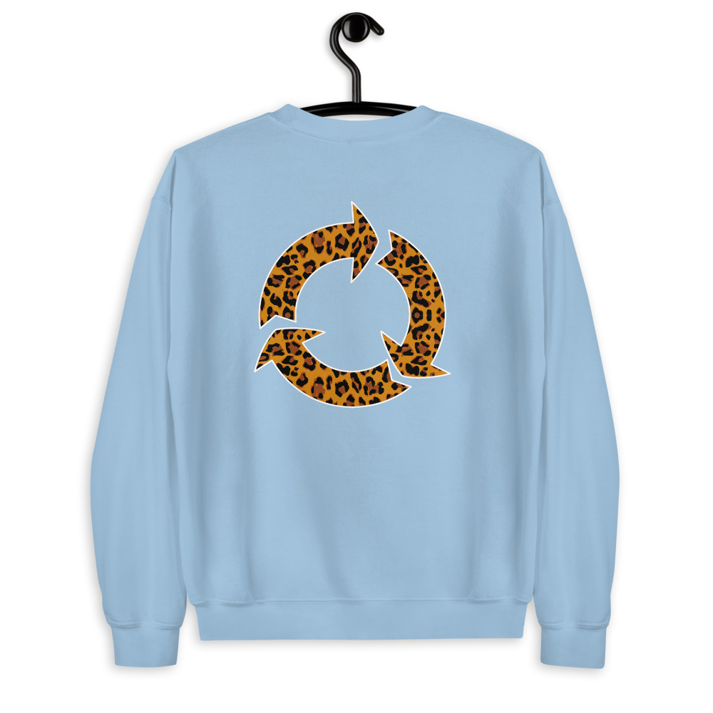Sweatshirt léopard imprimé au dos – Image 7