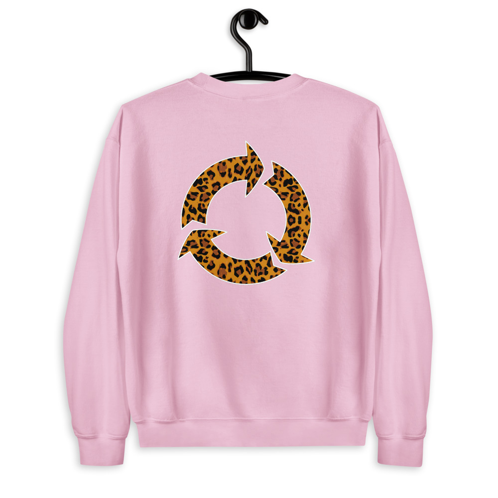 Sweatshirt léopard imprimé au dos – Image 9