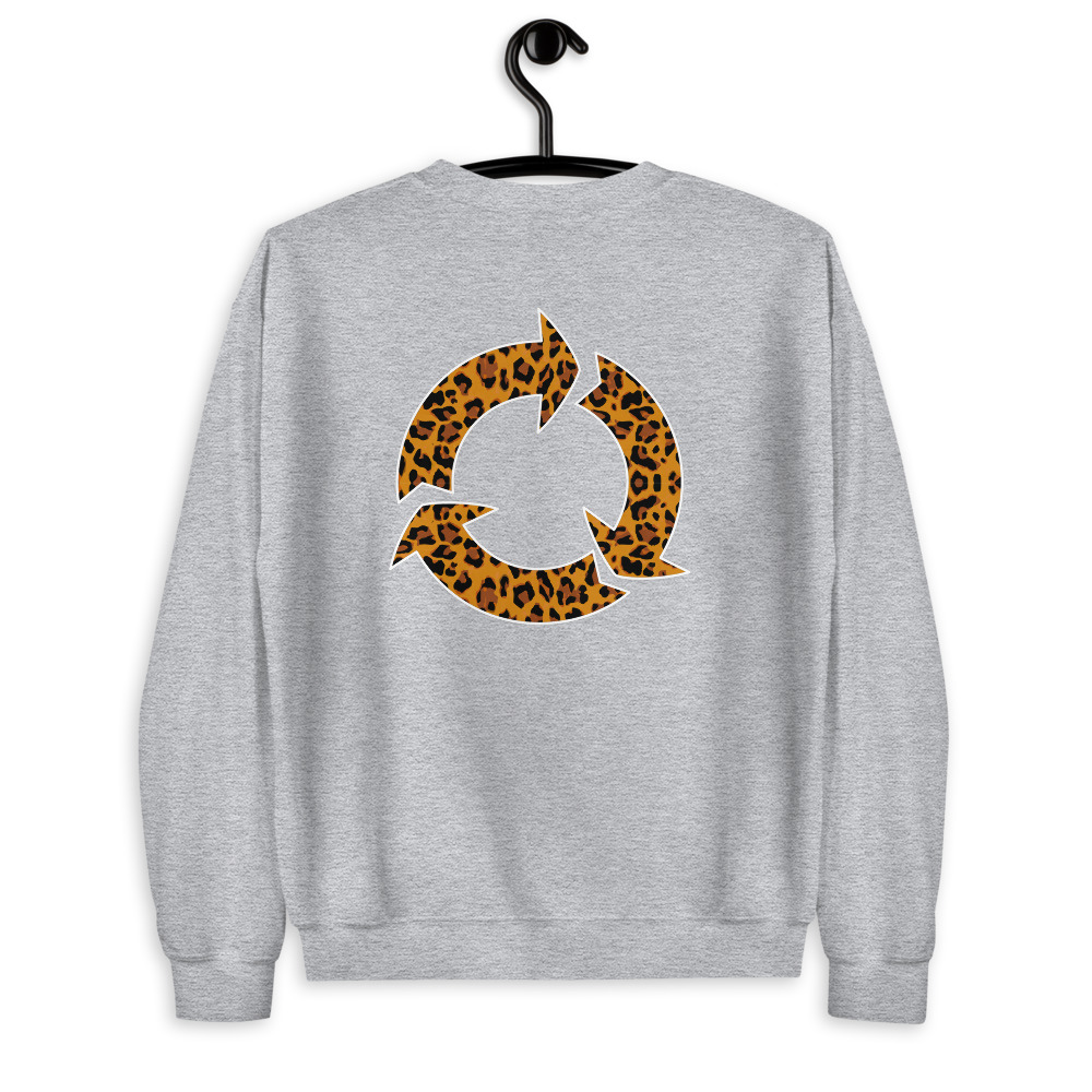 Sweatshirt léopard imprimé au dos – Image 8