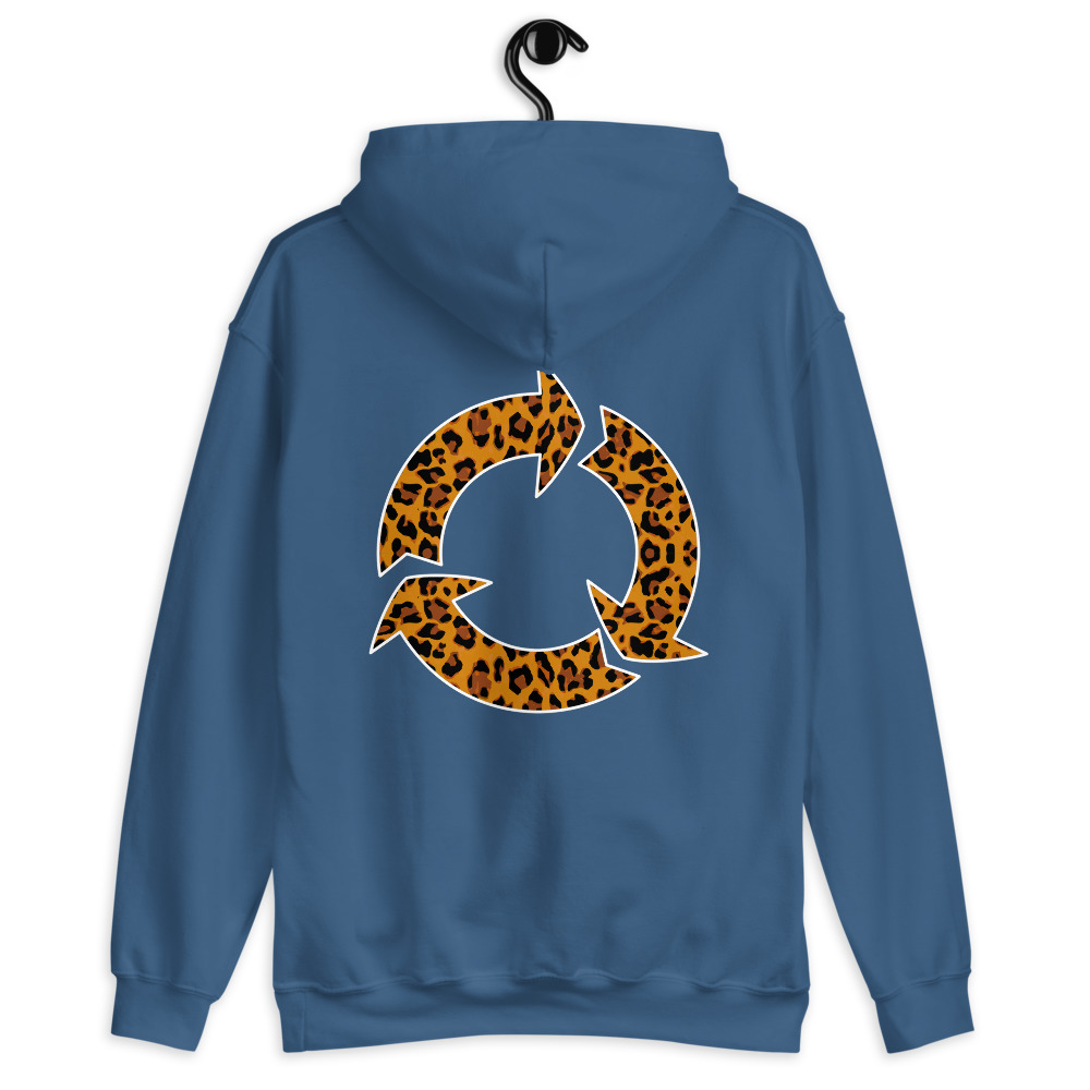 Sweat à capuche léopard imprimé au dos – Image 6