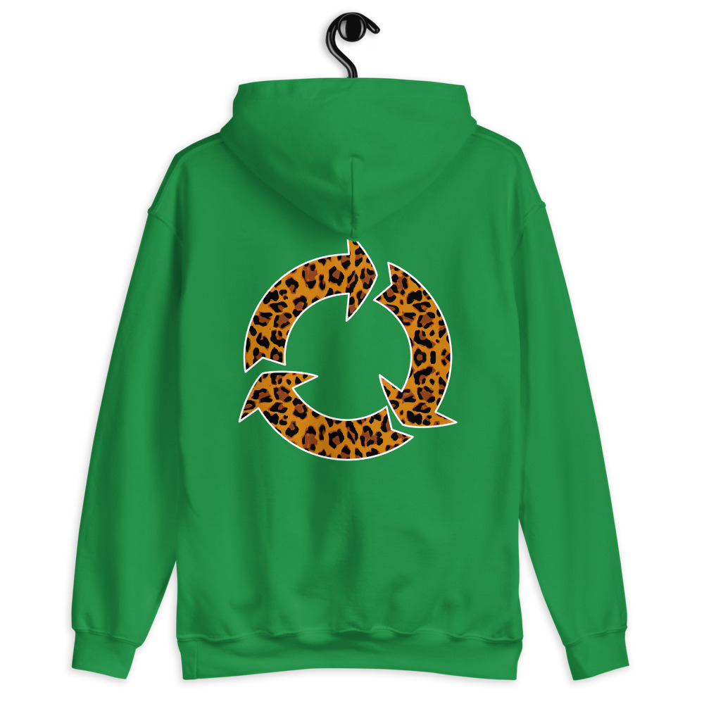 Sweat à capuche léopard imprimé au dos – Image 7