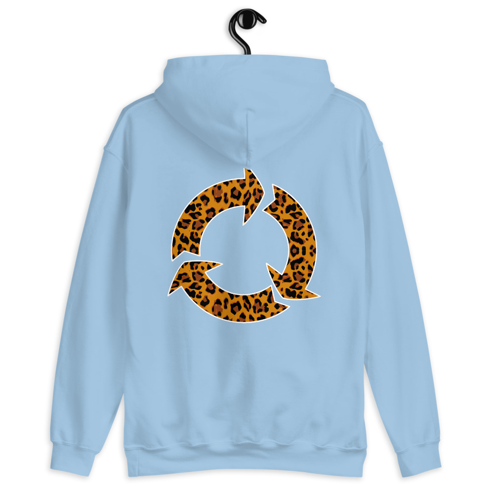 Sweat à capuche léopard imprimé au dos – Image 9