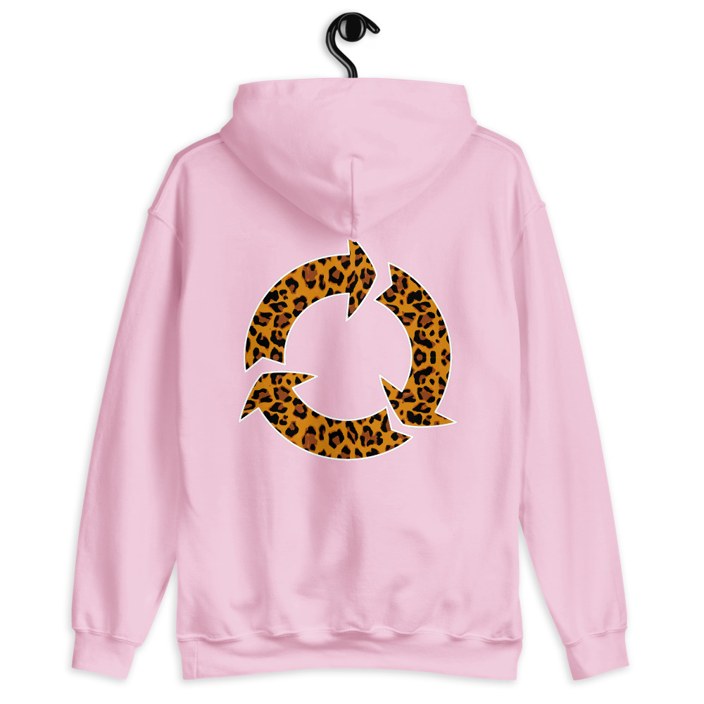 Sweat à capuche léopard imprimé au dos – Image 10