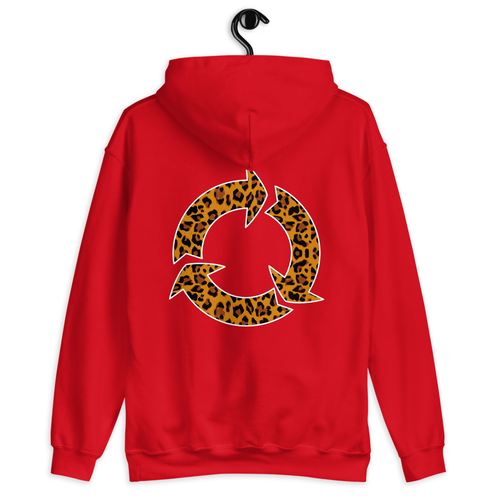 Sweat à capuche léopard imprimé au dos – Image 4