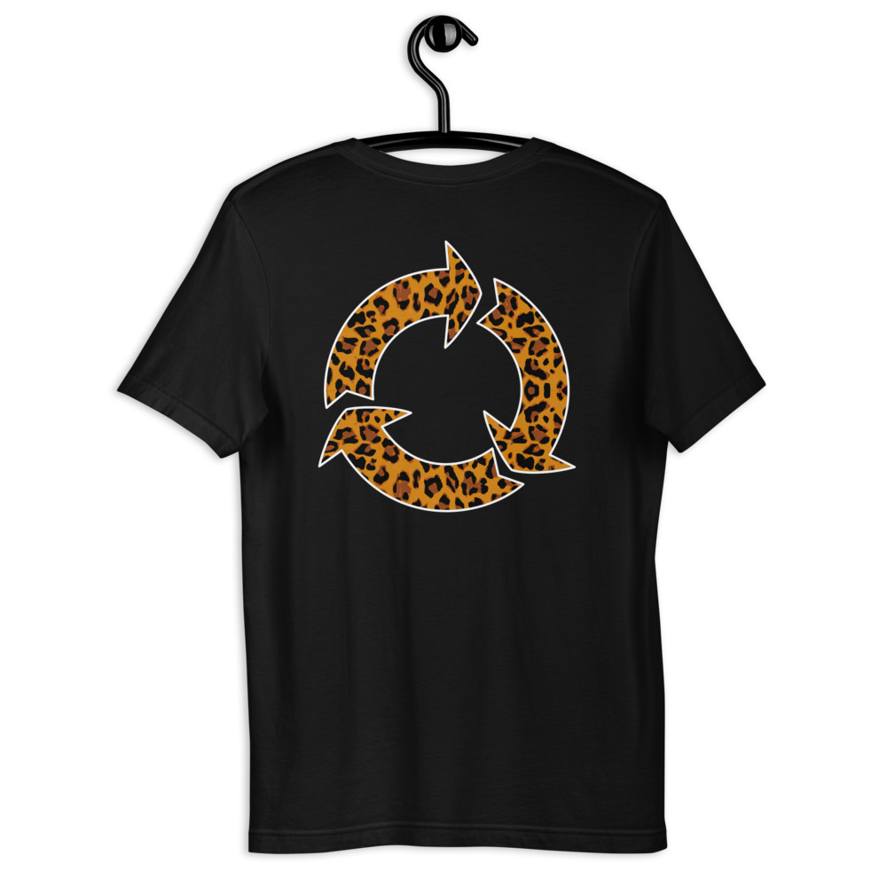 Tshirt léopard imprimé au dos